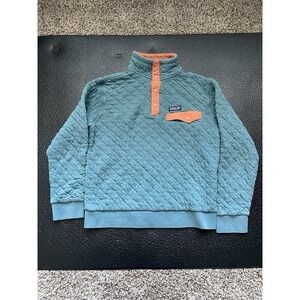 Patagonia Organic Cotton Quilt Snap-T Pullover Sweatshirt Medium